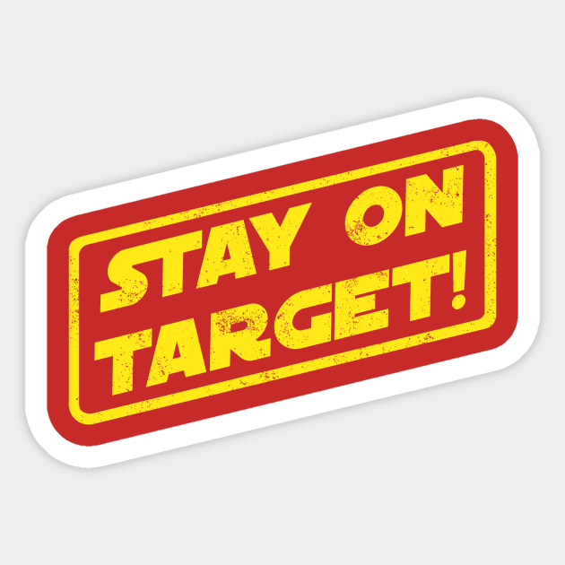 Stay On Target! Sticker by pavstudio